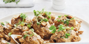 Photo de la Recette: Mijoté de Poulet aux Champignons