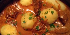 Photo de la Recette: Mijoté de Veau au Paprika et à la Ciboulette