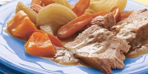 Photo de la Recette: Mijoteuse Maple-Sage Rôti de Porc