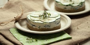 Photo de la Recette: MILLE FEUILLE DE QUINOA, FAISSELLE ET COURGETTE