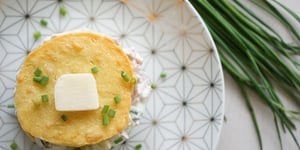 Photo de la Recette: Millefeuille Concombre-Jambon et Sablés au Parmesan