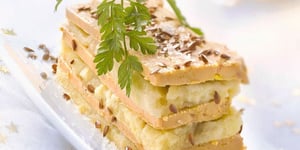 Photo de la Recette: Millefeuilles de Foie Gras à L’artichaut