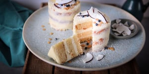 Photo de la Recette: Mini-Gâteaux Naked Cake “Snow White”