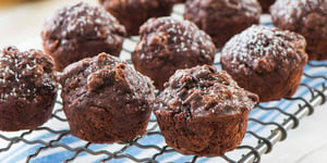 Photo de la Recette: Mini Muffins Cacao-banane