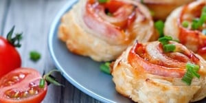 Photo de la Recette: Mini Roulés au Jambon Fumé