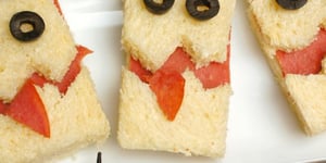 Mini Sandwichs Barjos D’Halloween au Saumon Fumé