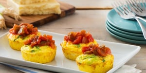 Photo de la Recette: Minifrittatas avec Salsa