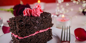 Photo de la Recette: Moelleux au Chocolat et à la Rose