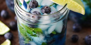 Photo de la Recette: MOJITO À LA MYRTILLE
