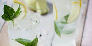 Photo de la Recette: Mojito Citron et au Basilic de Monsieur Cocktail