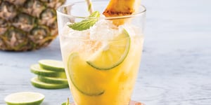 Photo de la Recette: Mojito Revisité à L’ananas Caramélisé