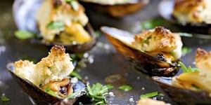 Moules Farcies au Beurre D'amandes