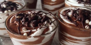Photo de la Recette: Mousse au Chocolat Duo Chantilly