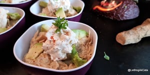 Mousse D'avocat au Thon, Raifort et Ricotta