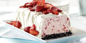 Photo de la Recette: Mousse Glacée aux Fraises