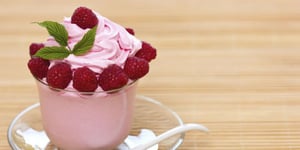 Photo de la Recette: Mousse Glacée Légère à la Framboise