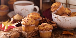 Muffins à la Compote de Pommes