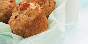 Muffins à l'Avoine, aux Pommes et à l'Érable