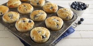 Photo de la Recette: Muffins à L'avoine et aux Bleuets