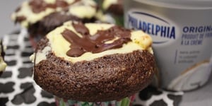 Muffins au Chocolat et Fromage à la Crème