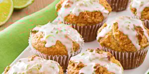 Photo de la Recette: Muffins au Gruau Miel-lime