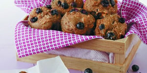 Photo de la Recette: Muffins au Yaourt Sarrasin et Myrtilles