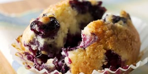Muffins aux Bleuets aux Arômes de Brandy