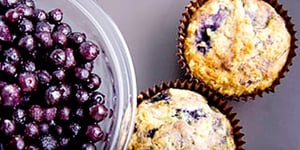 Photo de la Recette: Muffins aux Bleuets et à L'orange