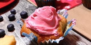 Photo de la Recette: Muffins aux Bleuets pour la St-Valentin