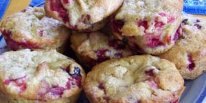 Photo de la Recette: Muffins aux Canneberges