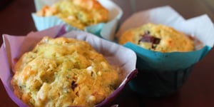 MUFFINS AUX COURGETTES ZUCCHINIS SANTÉ