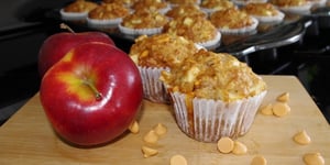 Muffins aux Pommes et Butterscotch