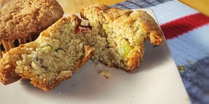 Photo de la Recette: Muffins aux Tomates Vertes & Raisins