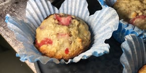 Photo de la Recette: Muffins Avoine Fraises et Cannelle