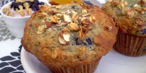 Muffins Bleuets et Granola