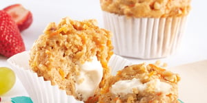 Muffins Carottes, Érable et Noix