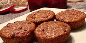 Muffins Chocolat et Canneberges