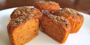 Muffins de Patates Douces et Graines de Lins
