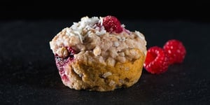 Photo de la Recette: Muffins Framboises et Noix de Coco