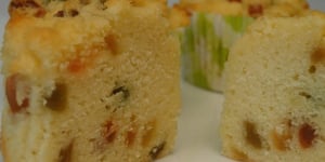 Photo de la Recette: Muffins Fruits Confits sans Gluten et au Thermomix (ou pas)