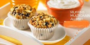 Photo de la Recette: Muffins Multigrains au Miel