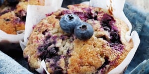 Photo de la Recette: Muffins Myrtilles Sans Gluten et Sans Lactose