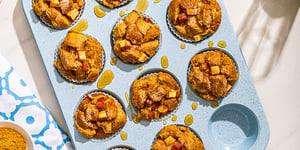 Muffins Pain Doré aux Pommes et Pancetta