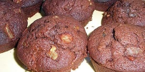 Muffins Poire Chocolat de Rosinette