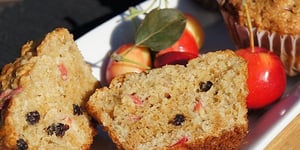 Photo de la Recette: Muffins Pommettes et Raisins