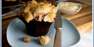 Photo de la Recette: Muffins Streusel aux Fraises et Chocolat Blanc