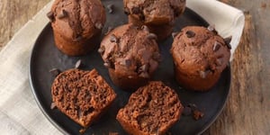 Photo de la Recette: Muffins Vegan au Chocolat Noir