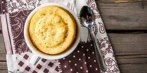 Mug Cake au Jambon Emmental et Cumin