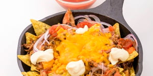 Photo de la Recette: Nachos BBQ au Porc Effiloché