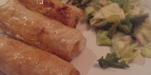 Photo de la Recette: Nems au Crabe au Four